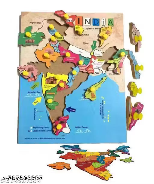 The Heritage Map of India: A Tactile Geographical Discovery Board